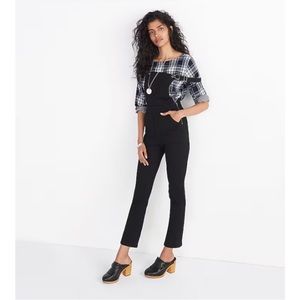 MADEWELL Cali Demi-Boot Overalls in Black Frost // L
